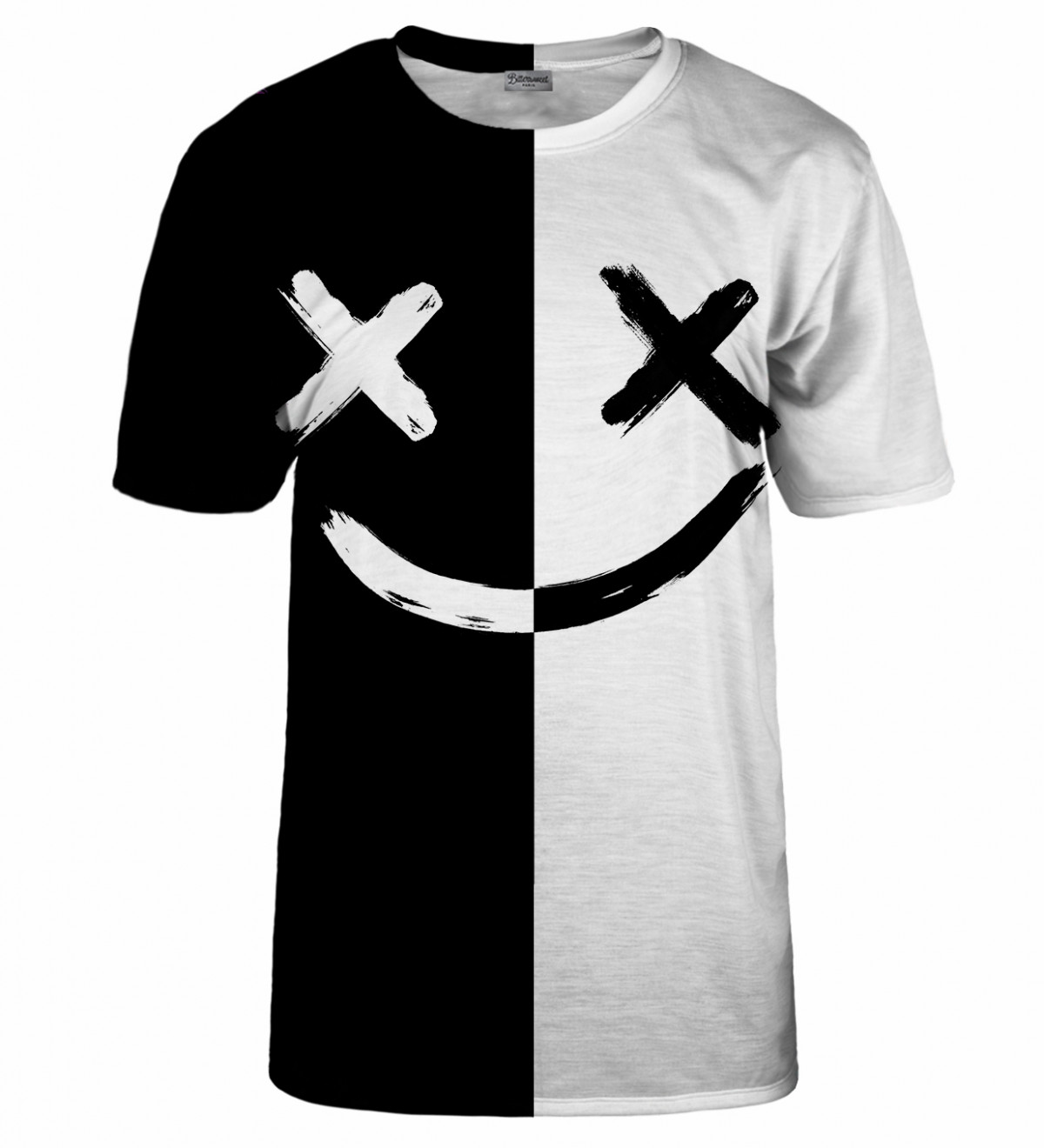 B&W Face T-Shirt - XL