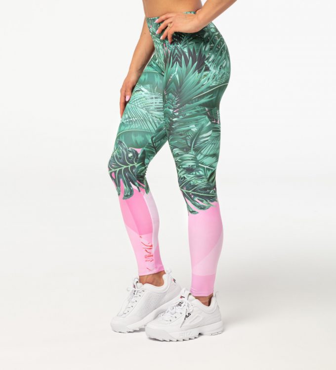 Marble & Flowers Leggings - Image 2