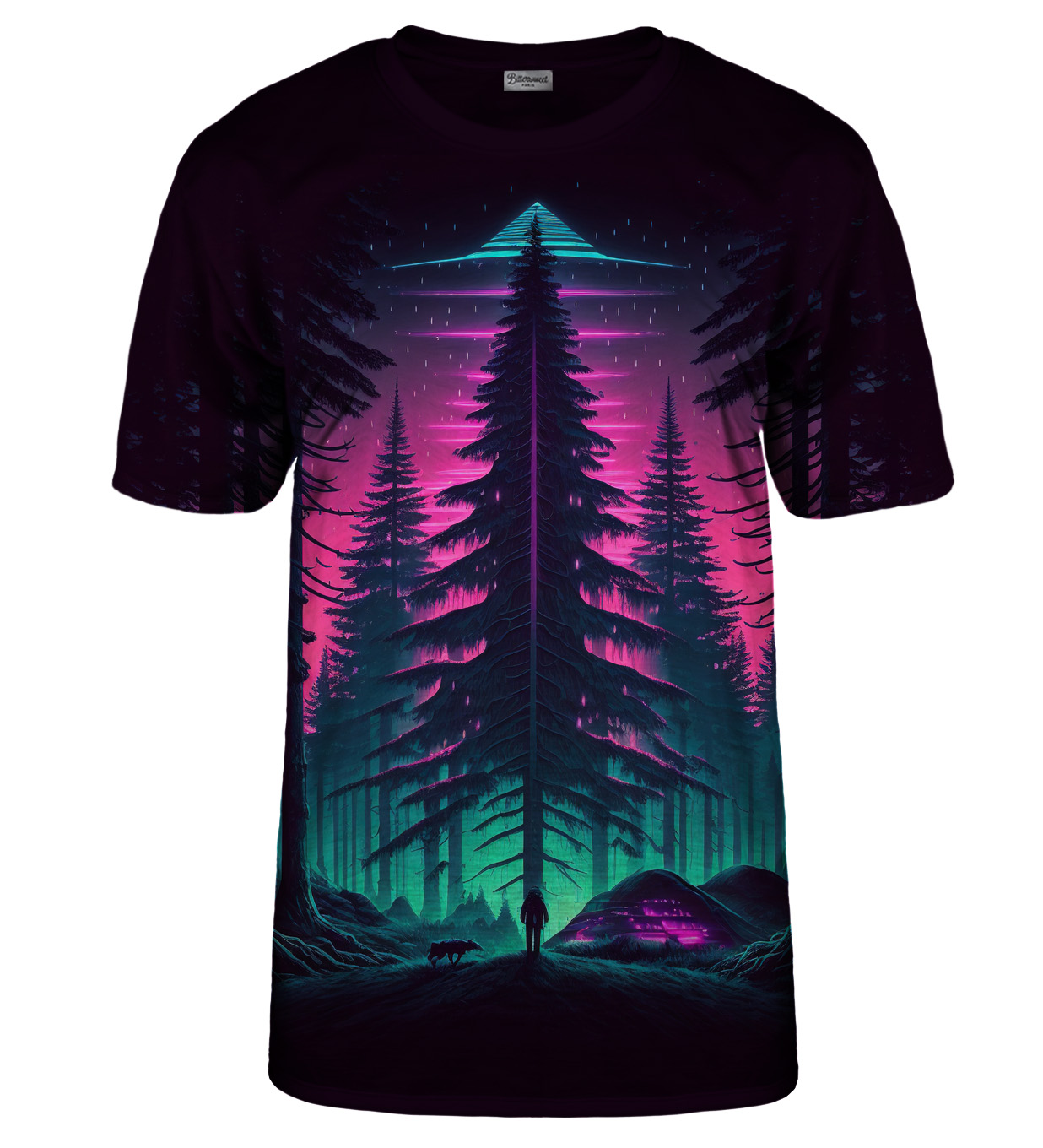 Dark Fir Tree T-shirt - XL