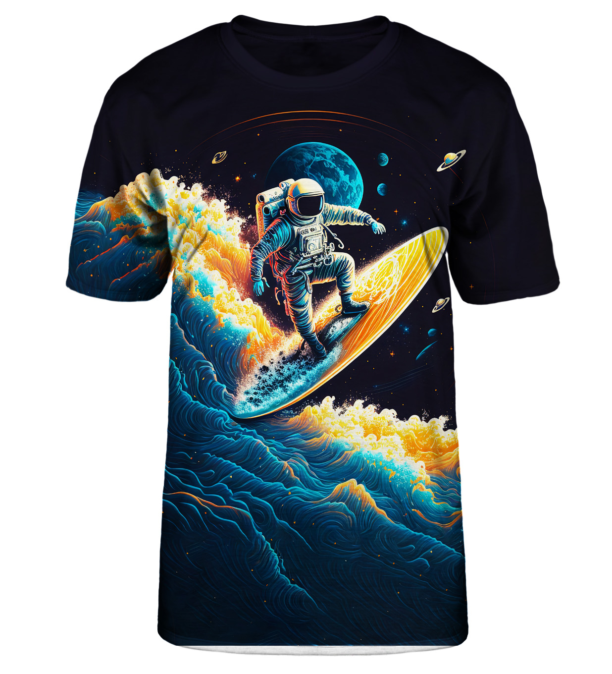 Space Waves T-Shirt - S