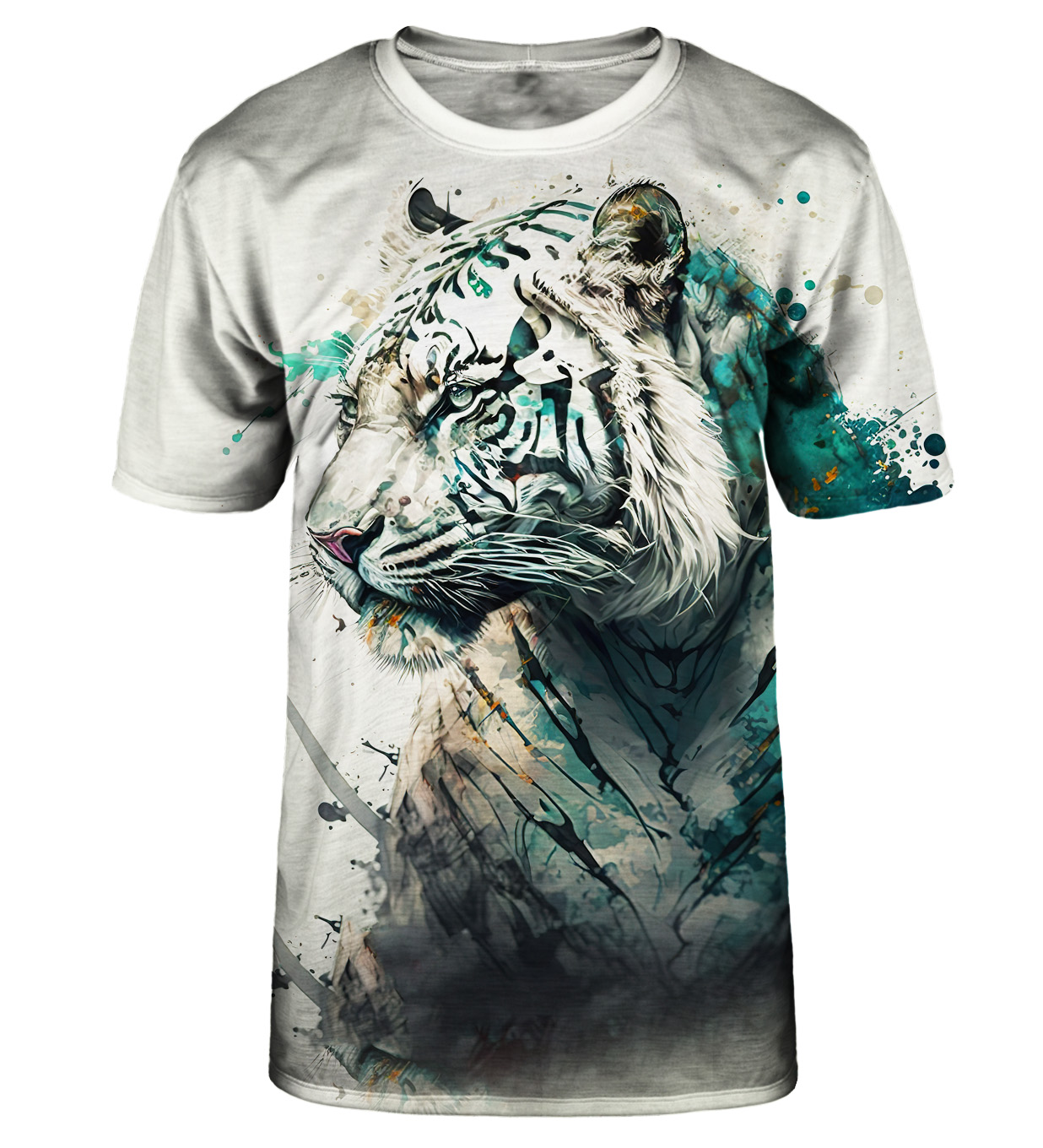Watercolor Tiger T-shirt - S