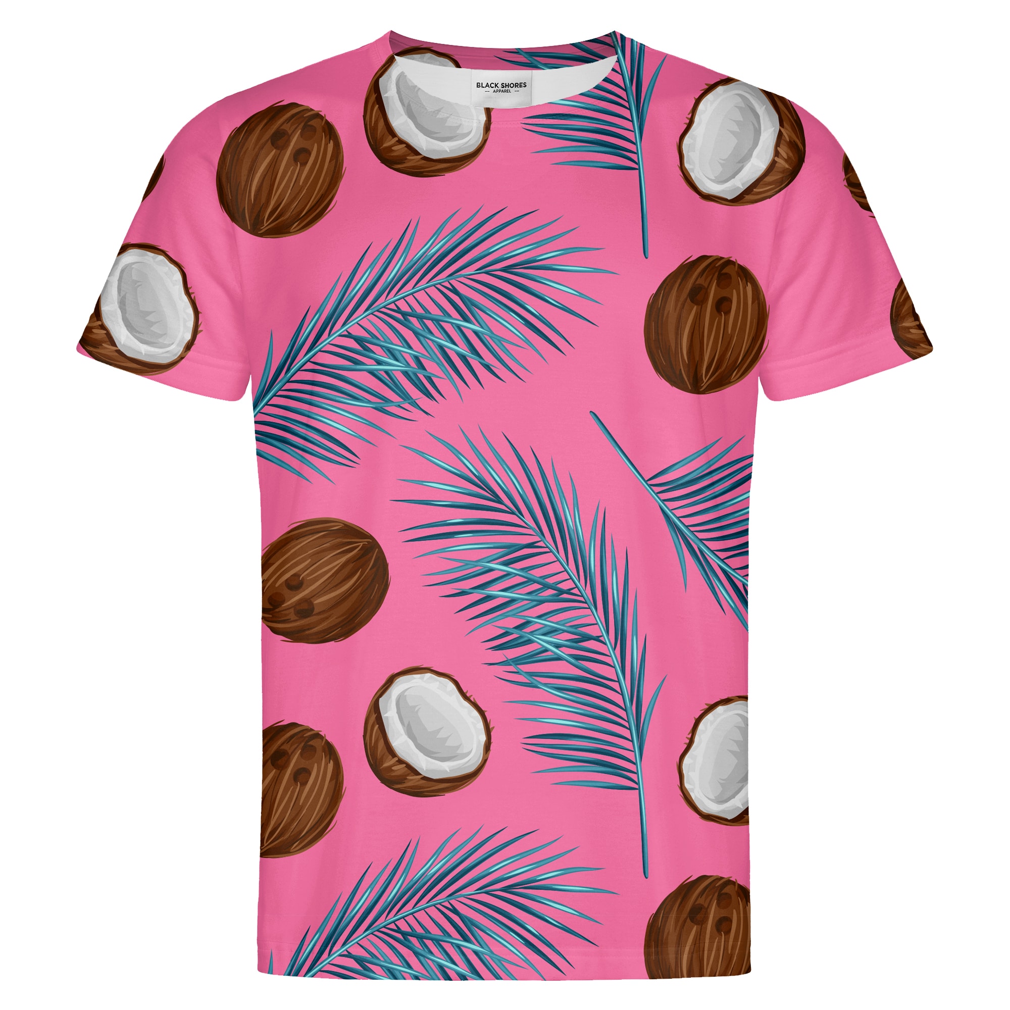 E-shop Coconuts T-shirt – Black Shores